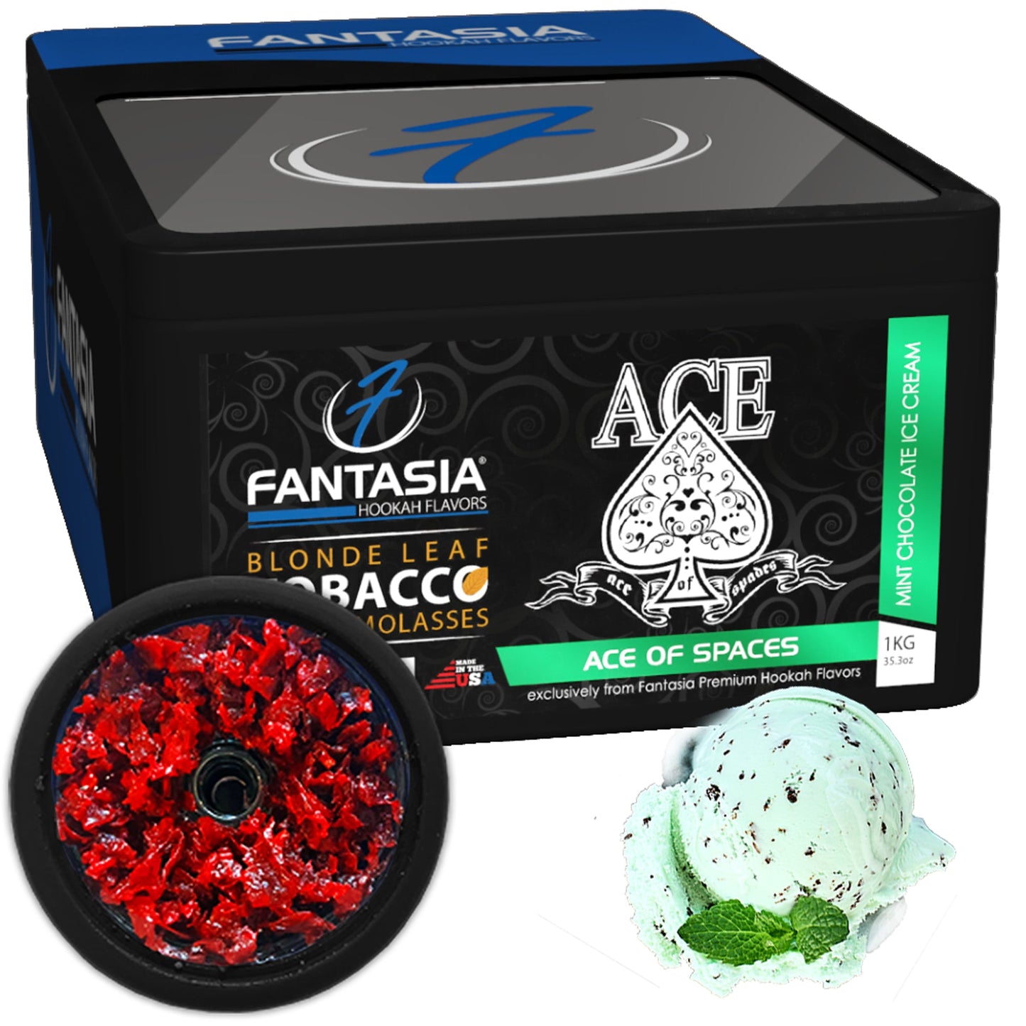 Fantasia Hookah Shisha Tobacco 1KG (1000g) Pack