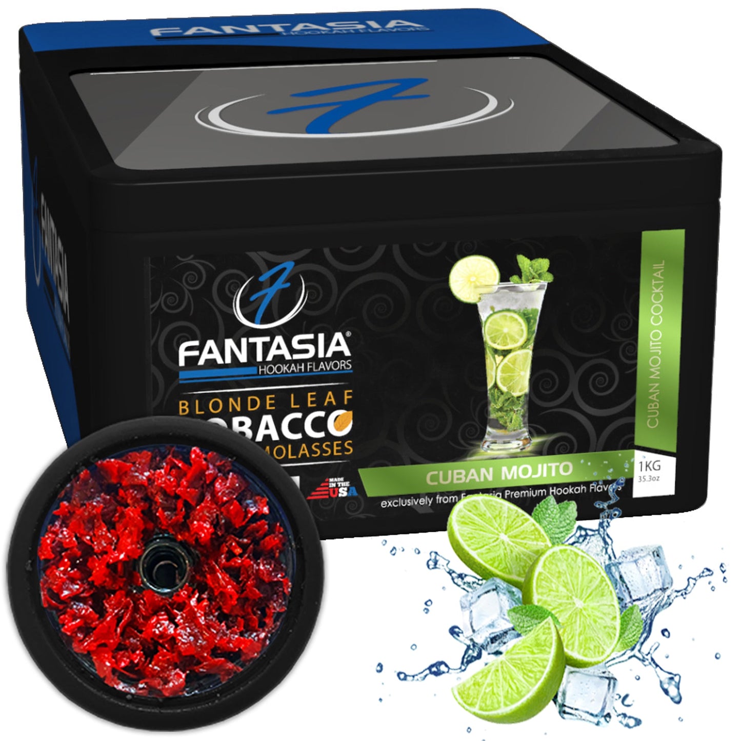 Fantasia Hookah Shisha Tobacco 1KG (1000g) Pack